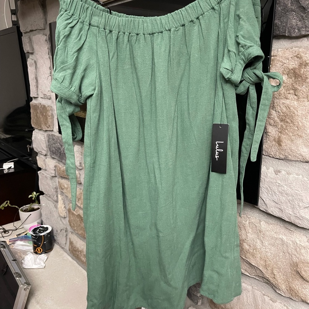 Off the shoulder dress by Lulu